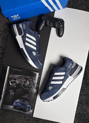 Чоловічі кросівки adidas zx 750 new navy white grey