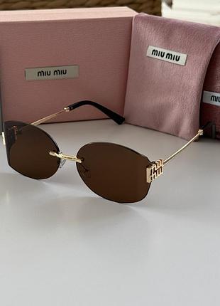 Солнцезащитные очки женские miu míu защита uv400