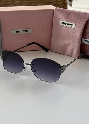 Солнцезащитные очки женские miu míu защита uv400