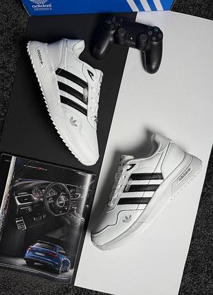 Чоловічі кросівки adidas retropy white black