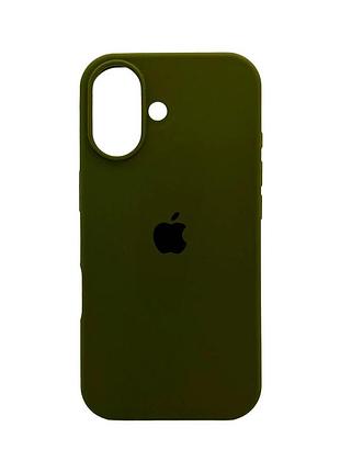 Чохол для смартфона silicone full case aa open cam for apple iphone 17 29,army green