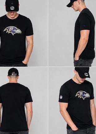 Футболка nfl new era оригінал | чоловіча | розмір l xl | чорна