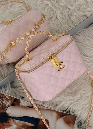 Брендовая женская сумочка шанель кожаная городская сумка кросс боди chanel для женщины сумка мини через плечо для девушки