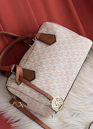 Жіноча шкіряна крос боді michael kors брендова міська сумочка через плече мишель корс ділова сумка для дівчини