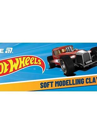 Пластилін восковий kite 6 кол. 120 г. "hot wheels", hw25-081