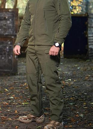 Тактический костюм soft shell esdy olive 2