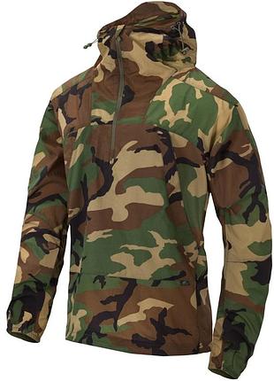 Куртка helikon windrunner windshirt windpack - us woodland