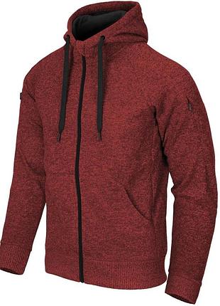 Кофта худи helikon-tex covert tactical - red melange