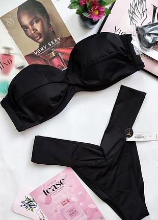 Victoria's secret original 34b 34c 34d 36b 75b 75c 75d 80b 80c 80dd 80e 36c 36dd xs s m l купальник с высокой посадкой бандо