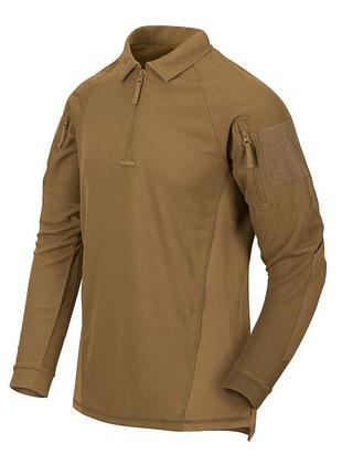 Боевая рубашка helikon-tex range polo shirt coyote