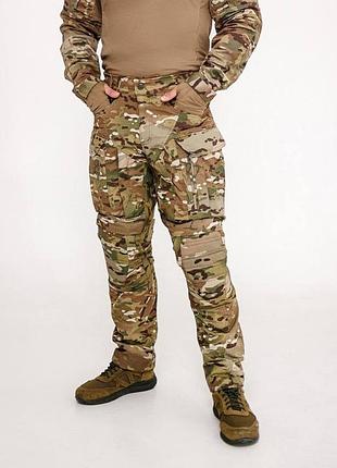 Тактические брюки премиум качества на флисе striker gen 2 multicam