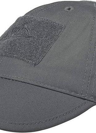 Бейсболка тактична helikon-tex folding cap rip-stop shadow grey one size