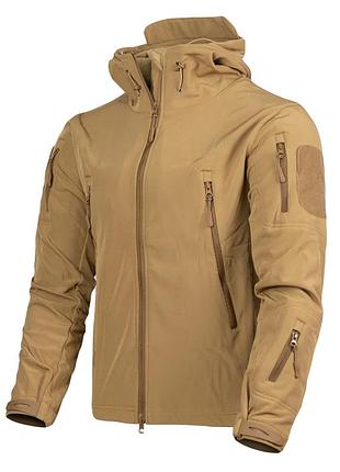 Тактична куртка бренду esdy softshell coyote