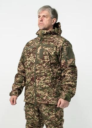 Тактический костюм soft shell military хищник