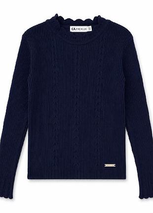 Джемпер для дівчинки c&a premium в'язаний у рубчик bs001556