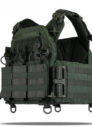 Тактична плитоноска kiborg gu gen iii з підсумками olive