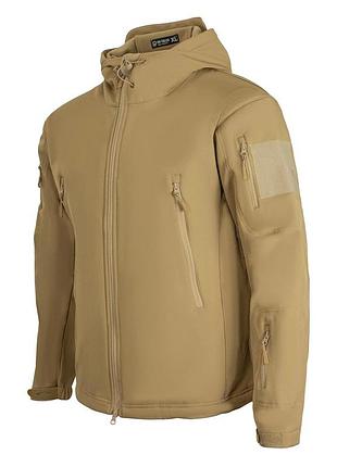 Тактическая куртка softshell coyote
