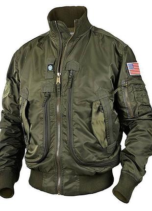 Бомбер летной air forces olive