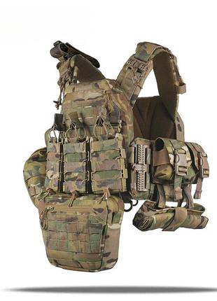Тактична плитоноска kiborg gu gen.3 + 8 підсумків multicam