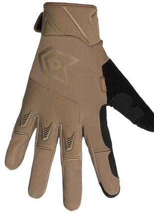 Зимние тактические перчатки mog target polar - coyote brown