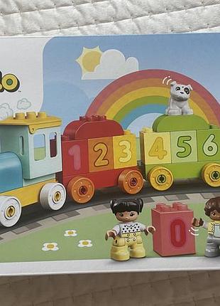 Новий конструктор lego duplo потяг із цифрами