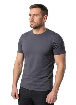 Футболка стрейч котон military grey