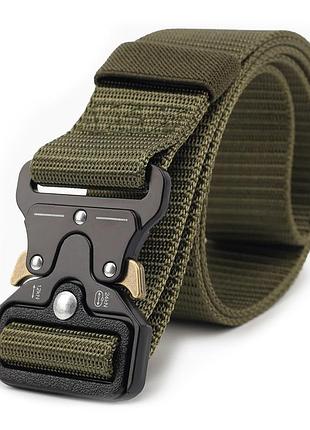Ремень тактический cobra с быстросъемной пряжкой olive