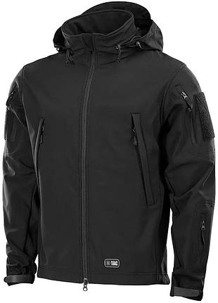 Тактична куртка m-tac soft shell black