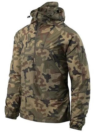 Куртка helikon windrunner windshirt windpack - pl woodland