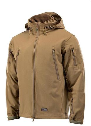 Куртка m-tac soft shell з підстібкою coyote