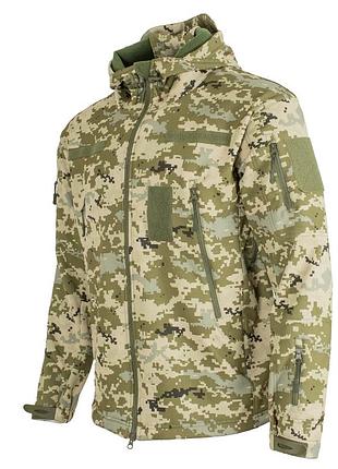 Тактическая куртка softshell pixel