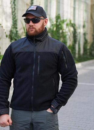 Кофта флісова "kiborg" military gen i black