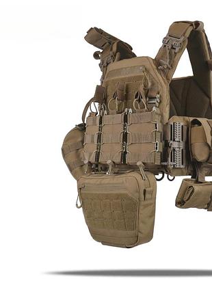 Тактична плитоноска kiborg gu gen.3 + 8 підсумків coyote