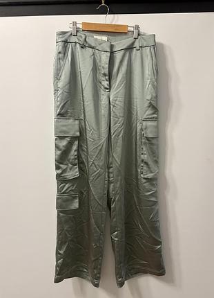 Атласні штани h&m