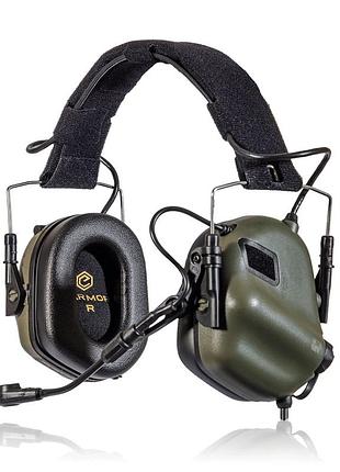 Активные наушники earmor m32 olive