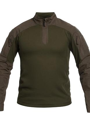 Боевая рубашка helikon mcdu combat shirt nyco rip-stop - ral/ olive green