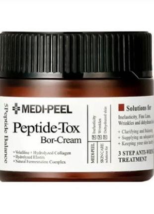 Крем для лица с пептидным комплексом и лифтинг эффектом medi peel peptide-tox bor cream 50 мл