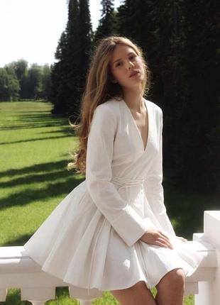 Сукня з розкльошеною спідницею h&m edition s