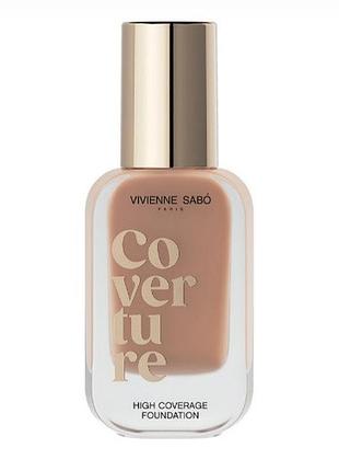 Стойкий тональный крем для лица vivienne sabo coverture high coverage foundation 03 натуральный 28 мл
