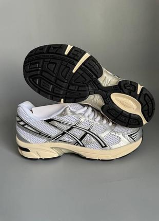 Уцінка кросівки чоловічі asics gel-1130 white/silver