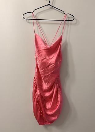 Рожева сукня zara
