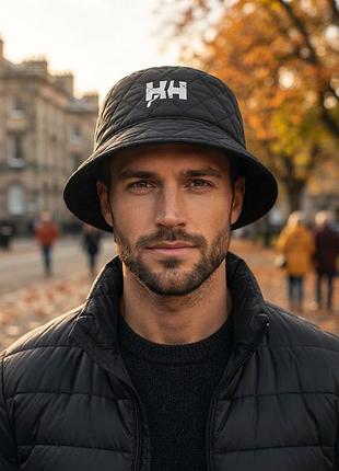 Панама из плащевки на флисе для мужчин на осень и весну.