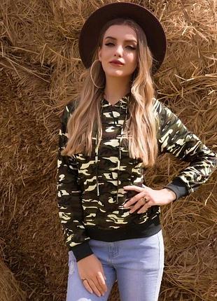 Shein. з англії. в наявності. худі у камуфляжній палітрі.