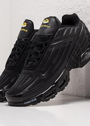 Стильные кроссовки nike air max plus iii black