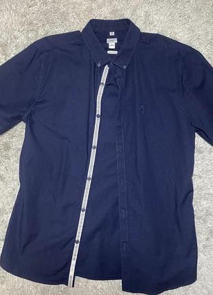 Чоловіча теніска  river island stretch oxford бавовна з еластаном, s