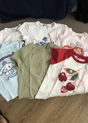 Лот футболок bershka 10-12 р. xs