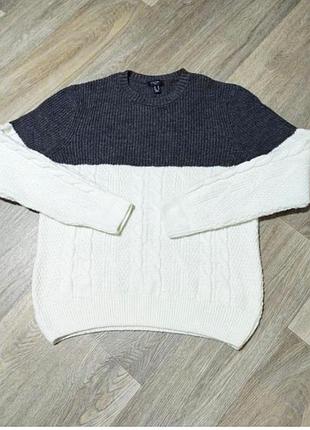 Чоловічий теплий светр new look, розмір m-l.