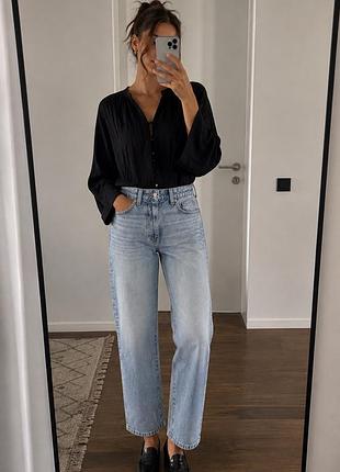 Джинси regular голубі zara