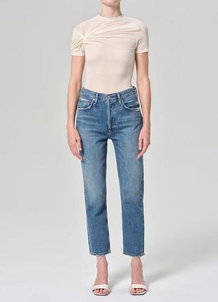 Джинси agolde riley high rise straight crop, frequency, 24