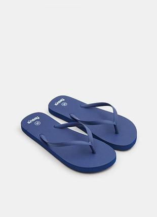 Шльопанці в'єтнамки sinsay темно-сині хлопчачі